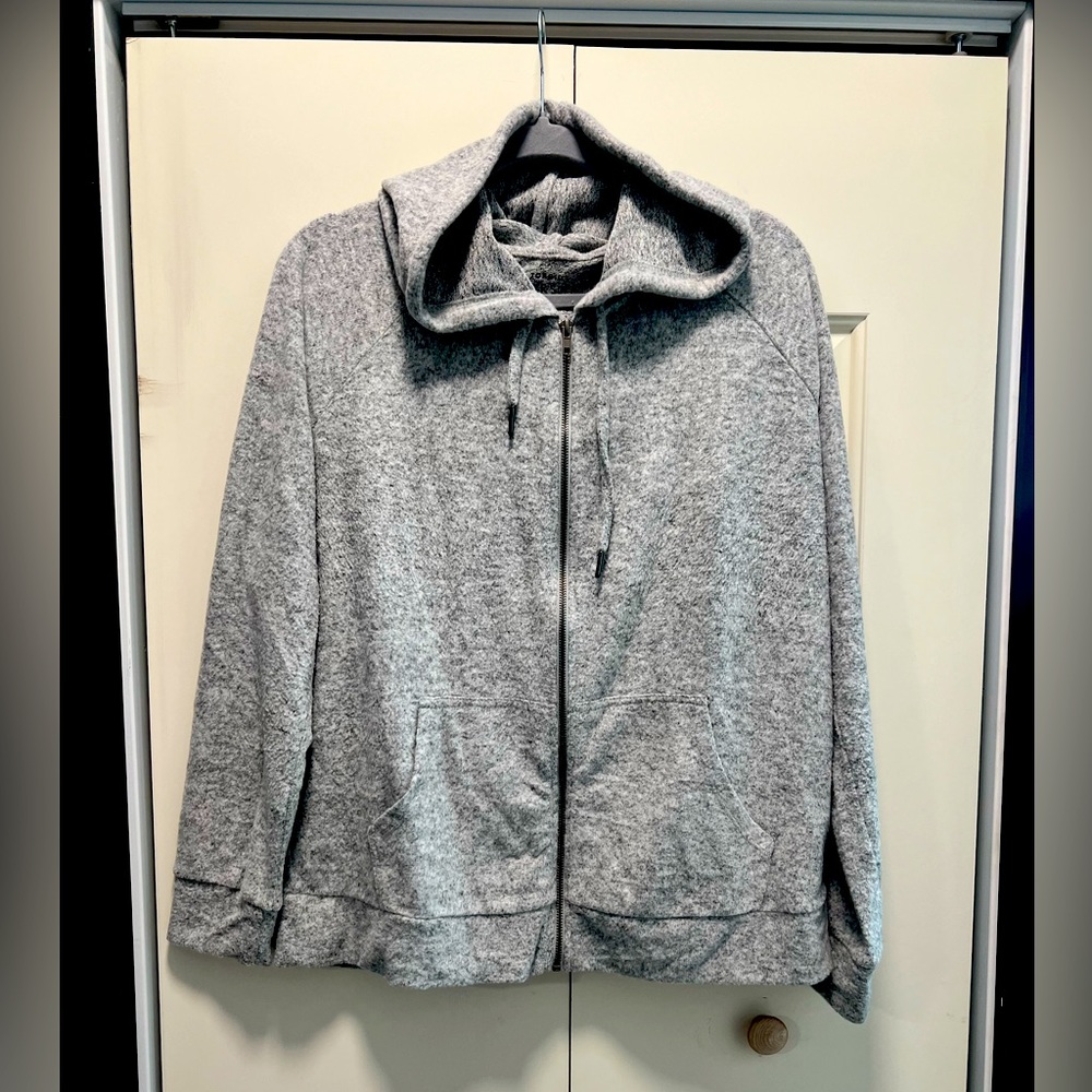 Torrid Zip-front Plush Jacket Hoodie